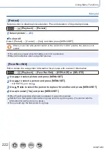 Предварительный просмотр 222 страницы Panasonic Lumix DC-TZ91 Operating Instructions Manual