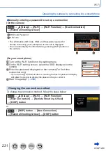 Предварительный просмотр 231 страницы Panasonic Lumix DC-TZ91 Operating Instructions Manual