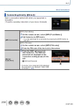Предварительный просмотр 258 страницы Panasonic Lumix DC-TZ91 Operating Instructions Manual