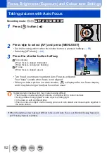 Preview for 92 page of Panasonic Lumix DC-TZ95 Operating Instructions Manual