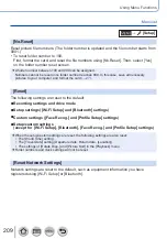 Preview for 209 page of Panasonic Lumix DC-TZ96D Operating Instructions For Advanced Features