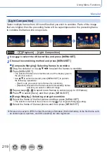 Preview for 219 page of Panasonic Lumix DC-TZ96D Operating Instructions For Advanced Features