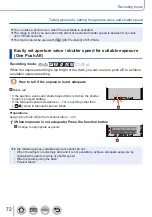 Preview for 72 page of Panasonic Lumix DC-ZS80D Owner'S Manual For Advanced Features