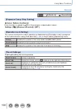 Preview for 190 page of Panasonic Lumix DC-ZS80D Owner'S Manual For Advanced Features