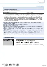 Preview for 24 page of Panasonic Lumix DCFZ80GNK Operating Instructions For Advanced Features