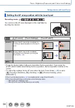 Preview for 94 page of Panasonic Lumix DCFZ80GNK Operating Instructions For Advanced Features