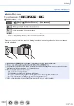 Preview for 282 page of Panasonic Lumix DCFZ80GNK Operating Instructions For Advanced Features