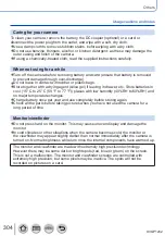 Preview for 304 page of Panasonic Lumix DCFZ80GNK Operating Instructions For Advanced Features