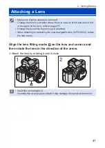 Предварительный просмотр 41 страницы Panasonic LUMIX DCG100VGNK Operating Instructions Manual