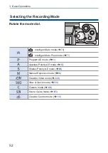 Предварительный просмотр 52 страницы Panasonic LUMIX DCG100VGNK Operating Instructions Manual