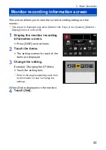 Предварительный просмотр 63 страницы Panasonic LUMIX DCG100VGNK Operating Instructions Manual