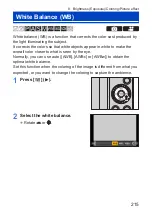 Предварительный просмотр 215 страницы Panasonic LUMIX DCG100VGNK Operating Instructions Manual