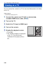 Предварительный просмотр 434 страницы Panasonic LUMIX DCG100VGNK Operating Instructions Manual