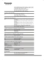 Preview for 3 page of Panasonic Lumix DMC-3D1 Specifications