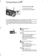 Preview for 17 page of Panasonic Lumix DMC-F1 Operating Instructions Manual