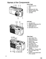 Preview for 6 page of Panasonic Lumix DMC-F1A Operating Instructions Manual