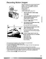 Preview for 29 page of Panasonic Lumix DMC-F1A Operating Instructions Manual