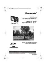 Preview for 1 page of Panasonic LUMIX DMC-F1PP Operating Instructions Manual