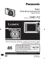 Panasonic Lumix DMC-F2 Operating Instructions Manual preview