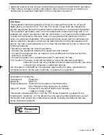 Preview for 3 page of Panasonic Lumix DMC-F2 Operating Instructions Manual