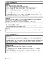 Preview for 4 page of Panasonic Lumix DMC-F2 Operating Instructions Manual