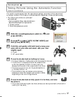 Preview for 17 page of Panasonic Lumix DMC-F2 Operating Instructions Manual