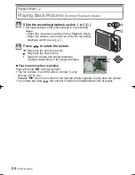 Preview for 20 page of Panasonic Lumix DMC-F2 Operating Instructions Manual