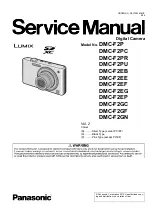 Предварительный просмотр 1 страницы Panasonic Lumix DMC-F2EB Service Manual