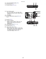 Предварительный просмотр 8 страницы Panasonic Lumix DMC-F3 Operating Instructions Manual