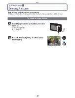 Предварительный просмотр 40 страницы Panasonic Lumix DMC-F3 Operating Instructions Manual