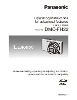 Panasonic Lumix DMC-FH22 Operating Instructions Manual предпросмотр