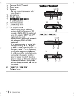 Предварительный просмотр 12 страницы Panasonic Lumix DMC-FH24 Basic Owner'S Manual