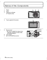 Предварительный просмотр 8 страницы Panasonic Lumix DMC-FH27 Basic Operating Instructions Manual