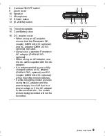 Предварительный просмотр 9 страницы Panasonic Lumix DMC-FH27 Basic Operating Instructions Manual