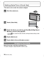 Предварительный просмотр 16 страницы Panasonic Lumix DMC-FH27 Basic Operating Instructions Manual