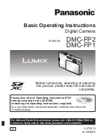 Panasonic LUMIX DMC-FP1 Basic Operating Instructions Manual preview