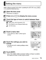 Preview for 15 page of Panasonic Lumix DMC-FP3 Basic Operating Instructions Manual