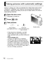 Preview for 16 page of Panasonic Lumix DMC-FP3 Basic Operating Instructions Manual