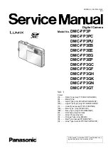 Preview for 1 page of Panasonic Lumix DMC-FP3P Service Manual