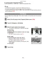 Предварительный просмотр 96 страницы Panasonic Lumix DMC-FP7 Owner'S Manual
