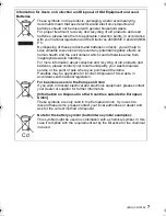 Preview for 7 page of Panasonic Lumix DMC-FP8 Basic Operating Instructions Manual