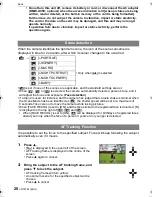 Preview for 20 page of Panasonic Lumix DMC-FP8 Basic Operating Instructions Manual