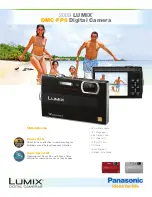 Preview for 1 page of Panasonic Lumix DMC-FP8 Specifications