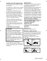 Preview for 3 page of Panasonic LUMIX DMC-FS10 Basic Operating Instructions Manual