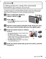 Preview for 19 page of Panasonic LUMIX DMC-FS10 Basic Operating Instructions Manual