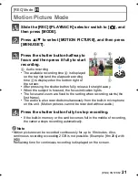 Preview for 21 page of Panasonic LUMIX DMC-FS10 Basic Operating Instructions Manual