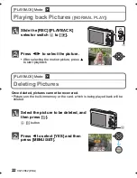 Preview for 22 page of Panasonic LUMIX DMC-FS10 Basic Operating Instructions Manual