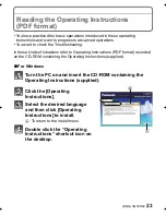 Preview for 23 page of Panasonic LUMIX DMC-FS10 Basic Operating Instructions Manual