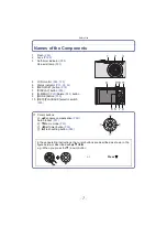 Preview for 7 page of Panasonic LUMIX DMC-FS12 Operating Instructions Manual