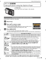 Предварительный просмотр 39 страницы Panasonic Lumix DMC-FS15 Operating Instructions Manual